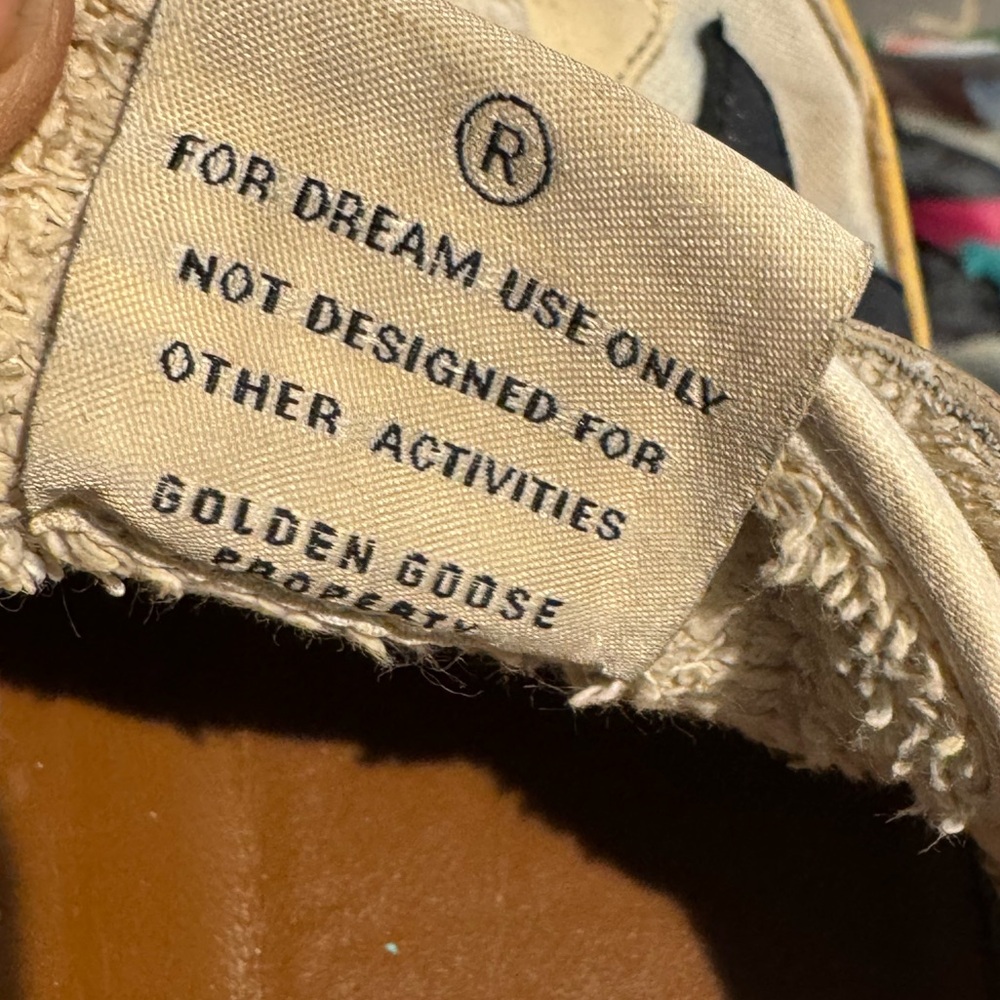 Golden Goose Superstar Distressed Sneakers Black Star Made in Italy - Picture 3 of 4